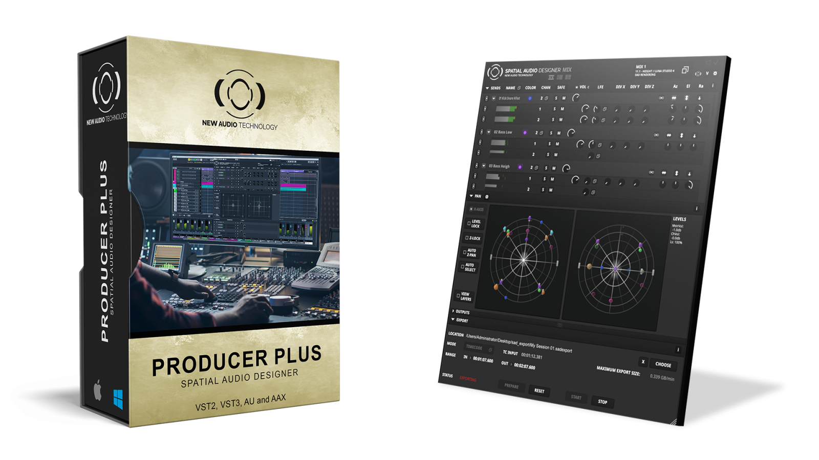 New Audio Technology Spatial Audio Designer - Producer Plus