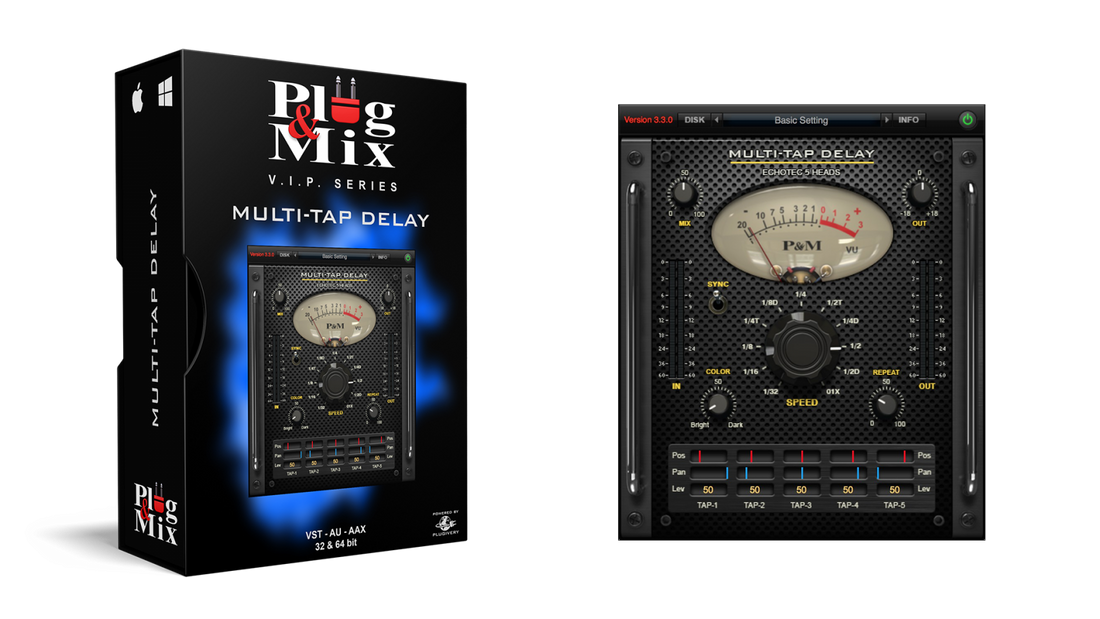 Plug And Mix Multi-Tap Delay