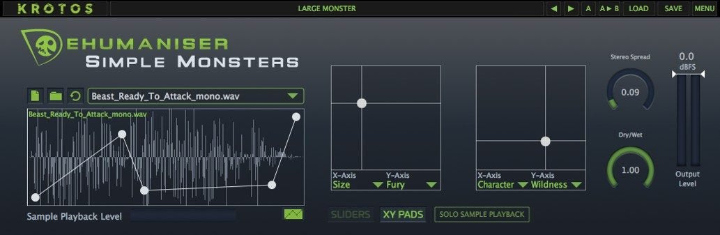 Krotos Audio Dehumaniser Simple Monsters